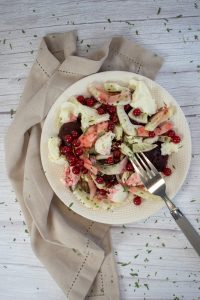 Koningsbolet salade rechtop