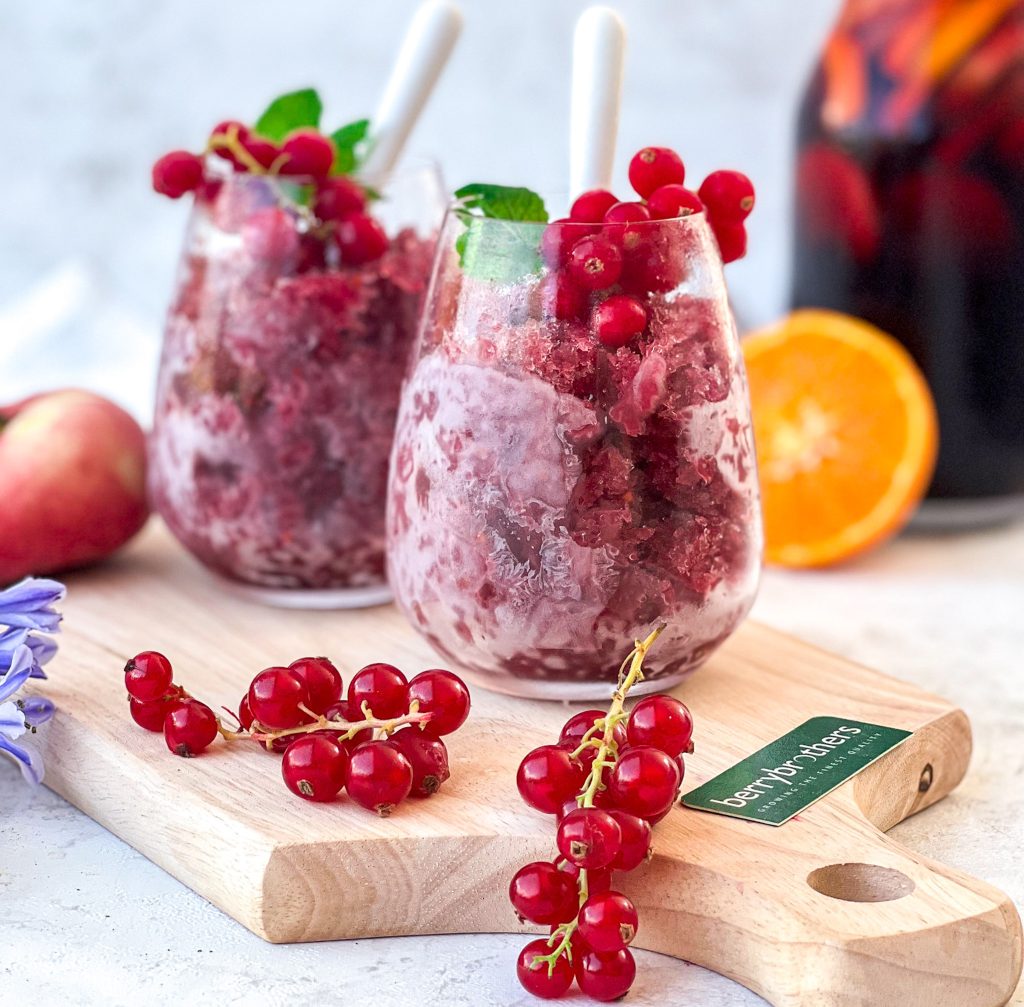 Sangria granita